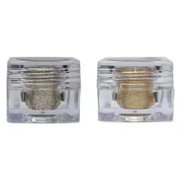 Veoni BELLE 2-Pcs Holographic HD Glitter Eyeshadow - 5g Each- Champagne Gold & Pure Gold-10