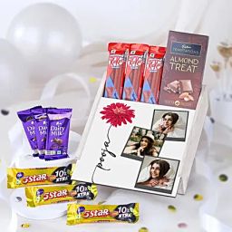 Personalised Frame N Chocolate Hamper-43