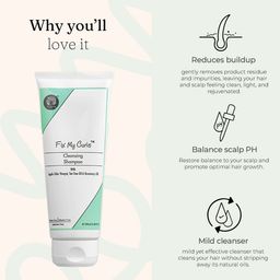 Fix My Curls Cleansing Shampoo For Frizzy Hair With Apple Cider Vinegar - 50ml image 3