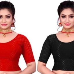 Round Neck Women Blouse-image-99