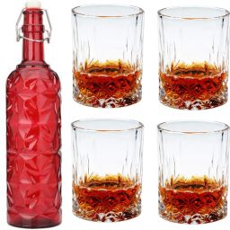 AFAST Water Milk Serving And Storing Bottle And Glass Set- A923 Jug Bottle Glass Set-image-83