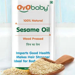OyO Baby Wood Pressed Pure Natural Sesame Oil Extract With Kachi Ghani - 200ml-32