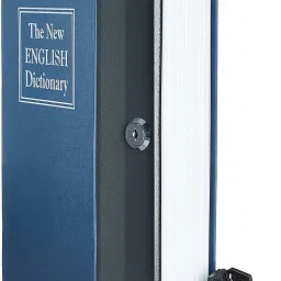 Dictionary Book Safe Locker Gold Cash Box Jewelry Safe Key Lock Safe Locker Diamonds Storage Box Tijori Piggy Bank With Keys For Home Office Ornament Gold Cash Dollars Box Safe Locker-12