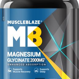muscleblaze Magnesium Glycinate 2000mg (440mg Elemental Magnesium) | For Men and Women-picture-33
