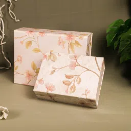 Paper Foldable Cardboard Flowers Printed Multipurpose Gift Packaging Hamper box Storage Basket-picture-9