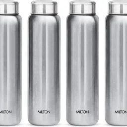Aqua 1000 ml Set of 4,Silver 1000 ml Bottle-image-50