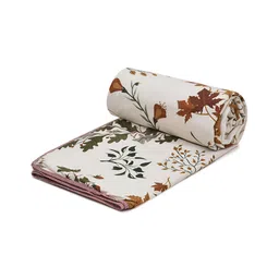 RRC Blue & Purple Floral Microfiber AC Room 210 GSM Double Bed Dohar-image-99