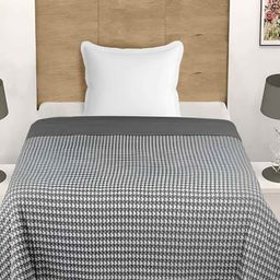 GAPU & BALY Grey & White AC Room 300 GSM Single Bed Dohar-image-25