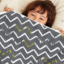 Divine Casa Kids Grey Printed Reversible Microfiber AC Room 120 GSM Single Bed Dohar-picture-9