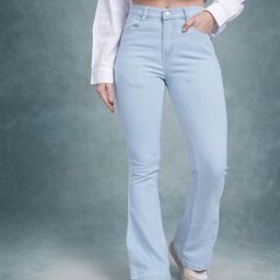 roadster Women Boot-Leg Mid Rise Blue Jeans-picture-14