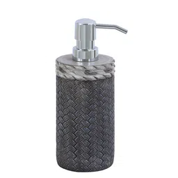 OBSESSIONS Charcoal Grey Matte Textured Soap Dispenser 320 ml image 4