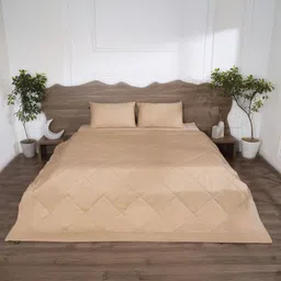 BELIHODE Brown 150 GSM Double Bed Comforter-image-40