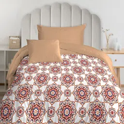 MYTRIDENT Urban Comfort Red Ethnic Motifs Cotton AC Room 120 GSM Single Bed Comforter-image-52