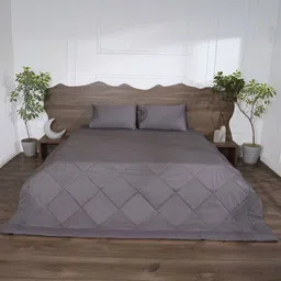 BELIHODE Grey 150 GSM Double Bed Comforter-image-57