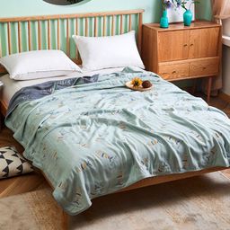 JC HOME Blue AC Room Single Bed Quilt-image-129
