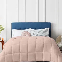 RAZZAI Unisex Peach Blankets Quilts and Dohars-image-20