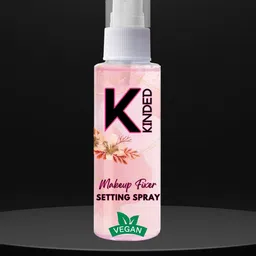 KINDED Set Of 2 Makeup Fixer Setting Spray & Makeup Remover Dual Phase - 60ml Each-82