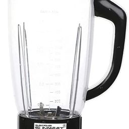 Juicer Jar for Mixer Grinder Juicer Jar ABS Plastic Transparent, Black SA20 Mixer Juicer Jar-image-54