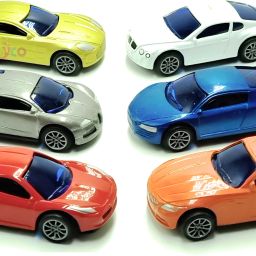 Pack of 6 Alloy Metal Pull Back Mini Race Cars Set for Kids-6