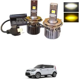 H4 Fitting 100w Led Headlight Bulb Dual Color with flashingHeadlamp Bulb sg106 Car Fancy Lights-image-73