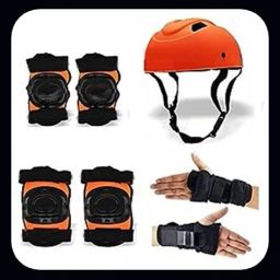 Skating Protective helmet Kit Cycling Kit Set of 7pcs Skating [7-14]yrs_pri Skating Kit-image-9