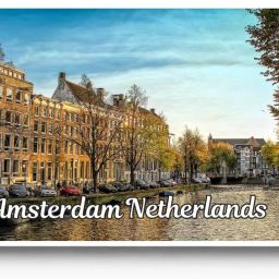 Netherlands Amsterdam Acrylic Fridge Magnet-2x3 Inch,4mm Thick Glossy Finish Fridge Magnet Pack of 1-image-69