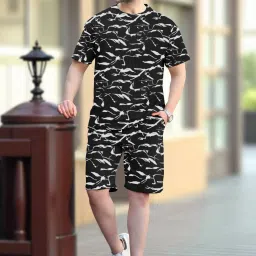 Tshirt Hot Pants Co-ords Set-image-37