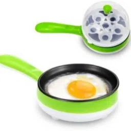 own mark Automatic 2 in 1 Multi Functional Electric 7 Egg Boiler Non-stick Electric Frying Pan with Egg Poacher Boiler and Omelette Maker Egg Cooker (7 Eggs 2004 Egg Cooker Egg Cooker image 2