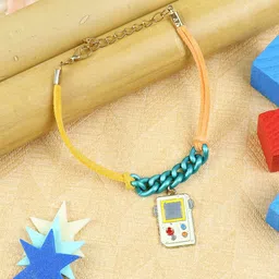 Asthetika Boys Video Game Charm Wraparound Rakhi with Roli Chawal-53