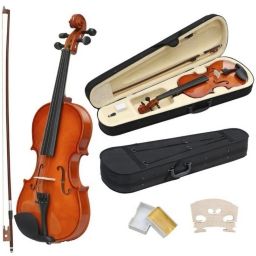 Violin for Beginners and Kids Students 4/4 Semi- Acoustic Violin-image-73