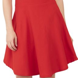 Women Red Dungaree-image-61
