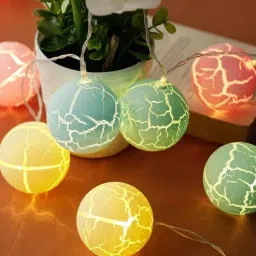 skylofts Crystal Ball 3 Mtrs LED String Light (Warm White)-picture-20