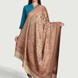 SWI Stylish Ethnic Motif Woven Design Shawl-picture-18