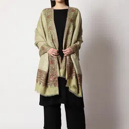 SWI Stylish Ethnic Motif Woven Design Shawl-16