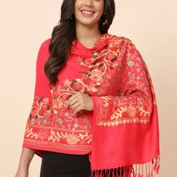 Pashmoda Floral Embroidered Shawl-picture-41