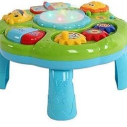 Musical Learning Table Baby Toys - Early Educational Development Activity Center Multiple Modes Game for Toddlers Boys Girls Kids Infant Music Lighting Animails Sound Gifts (-image-65