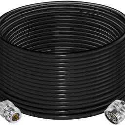 Netboon HLF 200 Coaxial Jumper Cable with N Male to N Female RF Connector for Router Antenna Amplifier-50