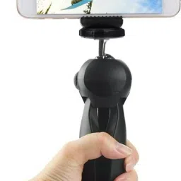 BUFONA BUF-215 Buy Hot Popularity Mini Lightweight Tripod with Clip and Ball head With Tripods BAG |Selfie Adjustable Rotatable Specail Live Shooting Bracket with 360 Degree Mount Stand Mobile Holder |Stand Mobile SmartPhone Stand Bracket Live Broadcast stand Making Self Video Multi-Use Selfie Stick Desktop Online Course Video Recording Special Design for Streaming, Video Blogs, Online Classes, Presentation, Creating Product Demos, Vlog,Video Blogging ,Gimbal, Chase Drama Mobile Broadcast Stand Point shoot Camera Single,Monopods , Tripod stand kit With BAG ,Gimbal Stabilizer,Gimbal Monopod, Tripod Kit, Tripod, Tripod Ball Head, Tripod Bracket, Tripod Clamp, Monopod Kit (Black, Supports Up to 750 g) Tripod, Tripod Ball Head, Tripod Kit, Monopod, Tripod Clamp, Monopod Kit, Tripod Bracket, Tripod image 4