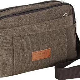 Brown Men & Women Sling Bag One Side Shoulder Bag Office Messenger Bag, Sling Cross Body Bag for Women & men-image-114