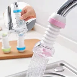 Flexible Rotating Adjustable Expandable Water Saving Kitchen Tap Extender Faucet Water Filter - Multicolor Nozzle Cock Faucet Flexible Water Saving Kitchen Tap 360 Degree Home Rotatable Faucet Aerator Extender Nozzel Nozzle Cock Faucet-10