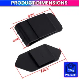 amiciAuto Ejeas Intercom Mounting Clip Compatible with Ejeas V6, V6 Pro, V4 Plus Intercom Smart Headphones image 2