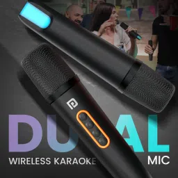Portronics Dash 10 50W Wireless Bluetooth party Speaker With Dual Wireless Karaoke Mic 50 W Bluetooth Party Speaker image 3