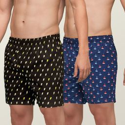 xyxx Pack of 2 Remix IntelliEaze Super Combed Cotton Printed Printed Men Boxer-picture-9