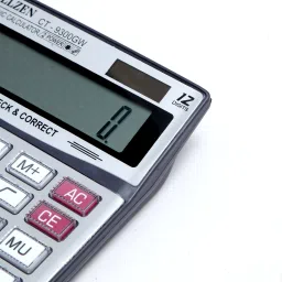 villy Office Calculator with Large LCD Display- 112 Steps CT-9300GW BasicCalculator image 3