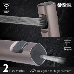 snix Universal ABS Health Faucet Jet Spray | Multiple Effluents | No Hose included Faucet Nozzle image 4