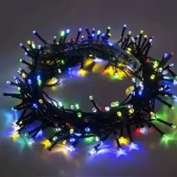 100 LEDs 25 m Multicolor Color Changing, Flickering, Steady Disco Rice Lights-73