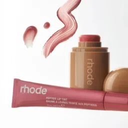 rhode Peptide Lip Tint & Lip Gloss- salty tan (soft mauve) image 3
