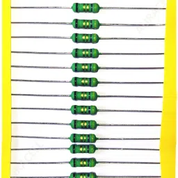 100 Pcs 47k ohm Carbon Film Wire Wind Fuse Resistors 1 Watt, Tolerance 5 Percent Fixed Resistor-17