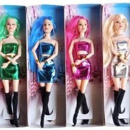 Cousins Sister Foldable and moveable Hand and Leg Doll Set Modern Doll-42