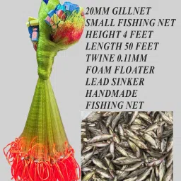 barsha fishing nets 20mm fishing net lead sinker Fishing Net image 3
